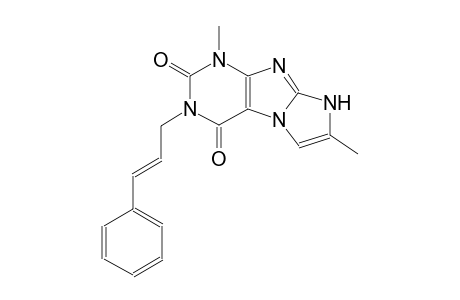 1H-imidazo[2,1-f]purine-2,4(3H,8H)-dione, 1,7-dimethyl-3-[(2E)-3-phenyl-2-propenyl]-
