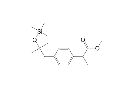 1-(1-Methoxycarbonylethyl)-4-(2-methyl-2-trimethylsilyloxypropyl)benzene