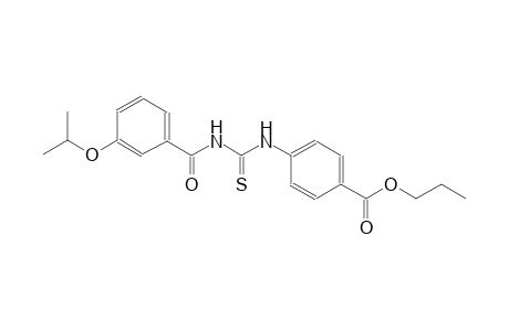 propyl 4-({[(3-isopropoxybenzoyl)amino]carbothioyl}amino)benzoate