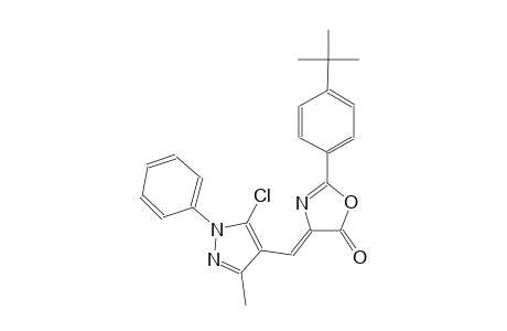 (4Z)-2-(4-tert-butylphenyl)-4-[(5-chloro-3-methyl-1-phenyl-1H-pyrazol-4-yl)methylene]-1,3-oxazol-5(4H)-one