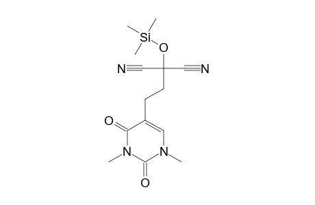2-[2-(1,2,3,4-TETRAHYDRO-1,3-DIMETHYL-2,4-DIOXOPYRIMIDIN-5-YL)-ETHYL]-2-(TRIMETHYLSILOXY)-PROPANEDINITRILE
