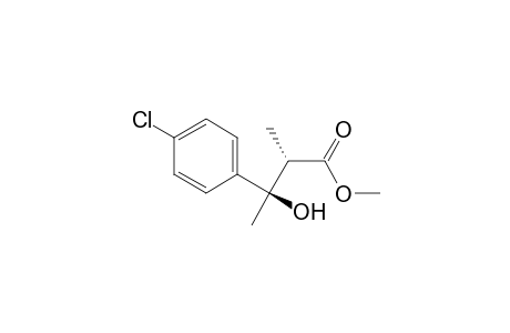 Anti-methyl 3-(4-chlorophenyl)-3-hydroxy-2-methylbutanoate