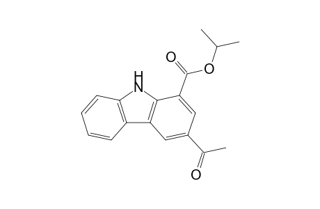 Isopropyl 3-acetylcarbazole-1-carboxylate