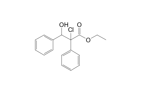 Ethyl 2-chloro-3-hydroxy-2,3-diphenylpropanoate
