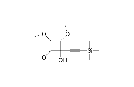 2-Cyclobuten-1-one, 4-hydroxy-2,3-dimethoxy-4-[(trimethylsilyl)ethynyl]-