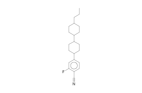 2-Fluoranyl-4-[4-(4-propylcyclohexyl)cyclohexyl]benzenecarbonitrile