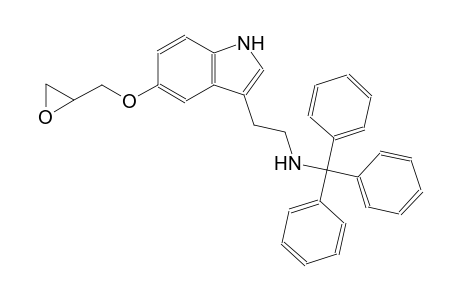2-[5-(2-oxiranylmethoxy)-1H-indol-3-yl]-N-tritylethanamine