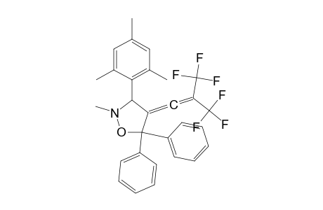 Isoxazolidine, 2-methyl-5,5-diphenyl-4-[3,3,3-trifluoro-2-(trifluoromethyl)-1-propenylidene]-3-(2,4,6-trimethylphenyl)-