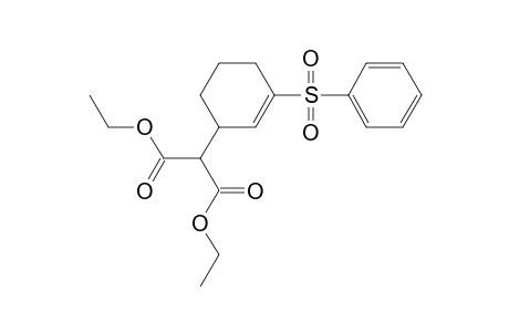Diethyl[3-(phenylsulfonyl)-2-cyclohexenyl]malonate