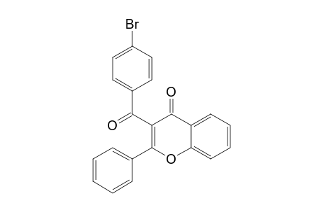 3-(4-BrOMOPHENYL)-2-PHENYL-4-H-1-BENZOPYRAN-4-ONE