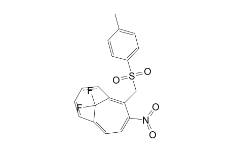 11,11-bis(fluoranyl)-7-[(4-methylphenyl)sulfonylmethyl]-8-nitro-bicyclo[4.4.1]undeca-1,3,5,7,9-pentaene