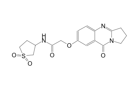 acetamide, N-(tetrahydro-1,1-dioxido-3-thienyl)-2-[(1,2,3,9-tetrahydro-9-oxopyrrolo[2,1-b]quinazolin-7-yl)oxy]-