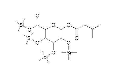 Isovaleryl-.beta.-D-glucuronide tetra-tms