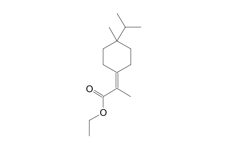 ETHYL-2-[4-METHYL-4-(1-METHYLETHYL)-CYCLOHEXYLIDENE]-PROPANOATE