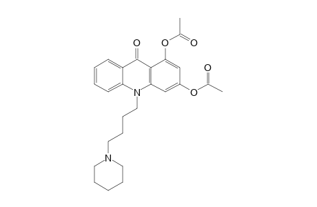 9-OXO-10-(3-PIPERIDIN-1-YL-BUTYL)-9,10-DIHYDRO-ACRIDINE-1,3-DIYL-DIACETATE