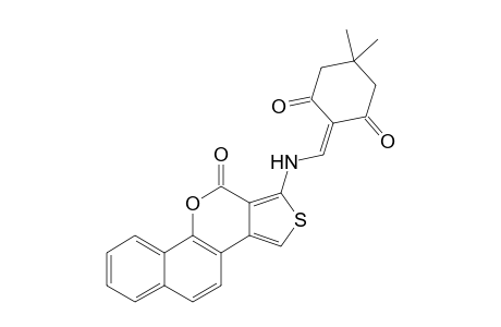 5,5-Dimethyl-2-[(12'-oxo-12H-11'-oxa-16'-thiacyclopenta[a]phenanthren-17'-ylamino)methylene]-cyclohexane-1,3-dione