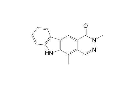2,5-Dimethyl-2,6-dihydro-pyridazino[4,5-b]carbazol-1-one