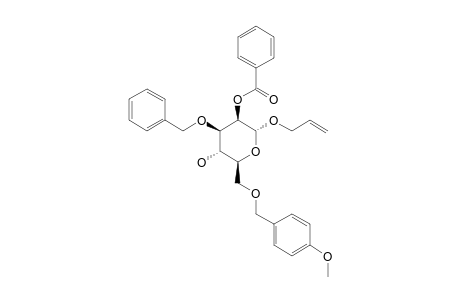 ALLYL-2-O-BENZOYL-3-O-BENZYL-6-O-(4-METHOXYBENZYL)-ALPHA-D-MANNOPYRANOSIDE