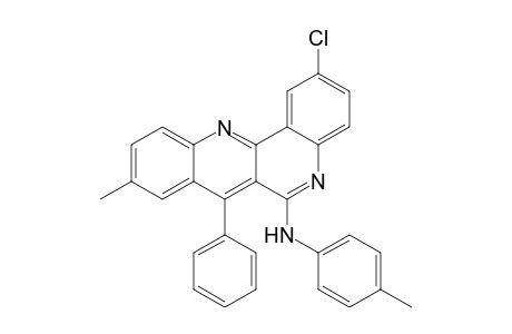 2-Chloro-9,4'-dimethyl-7-phenyl-6-(N-phenylamino)dibenzo[b,h][1,6] naphthyridine