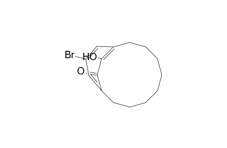 12-Bromo-15-hydroxybicyclo(8.3.2)pentadeca-1(13),10(15),11-trien-14-one