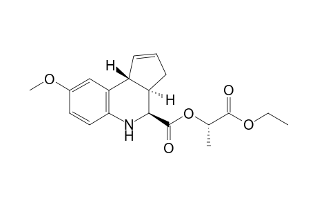 (3aR,4S,9bR)-8-Methoxy-3a,4,5,9b-tetrahydro-3H-cyclopenta[c]quinoline-4-carboxylic acid (1S)-1-ethoxycarbonylethyl ester
