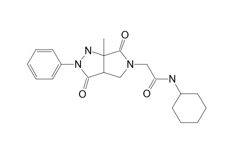 N-CYCLOHEXYL-2-(6A-METHYL-3,6-DIOXO-2-PHENYL-HEXAHYDROPYRROLO-[3,4-C]-PYRAZOL-5(1H)-YL)-ACETAMIDE