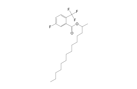 5-Fluoro-2-trifluoromethylbenzoic acid, 2-tetradecyl ester