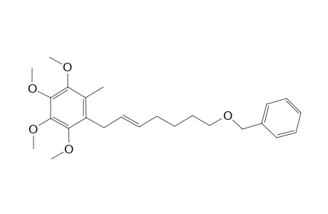 1-[7-(Benzyloxy)hept-2-en-1-yl]-3,4,5,6-tetramethoxy-2-methybenzene