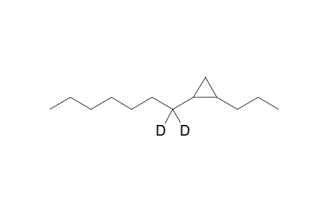 2-(1',1'-Dideuterioheptyl)-3-propylcycloproane