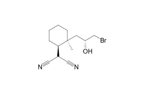 (1'R(*),2'S(*),2"R(*))-[2'-(3"-Bromo-2"-hydroxypropyl)-2'-methylcyclohexyl]propanedinitrile