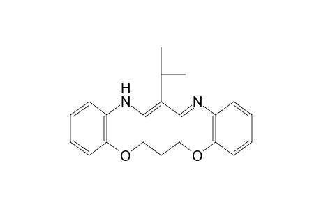 7,8-DIHYDRO-16-ISOPROPYL-6H,14H-DIBENZO[b,i][1,11,4,8]-DIOXADIAZACYCLOTETRADECINE