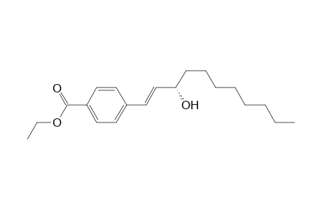 4-[(E,3S)-3-hydroxyundec-1-enyl]benzoic acid ethyl ester