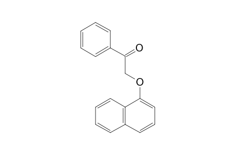 2-(1-Naphthalenyloxy)-1-phenylethanone