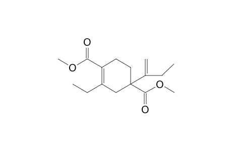 2-Ethyl-4-(1-methylene-propyl)-cyclohex-1-ene-1,4-dicarboxylic acid dimethyl ester