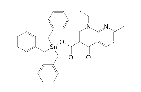 [1-ETHYL-1,4-DIHYDRO-7-METHYL-4-OXO-1,8-NAPHTHYRIDINE-3-CARBOXYLIC-ACID]-TRIBENZYL-TIN-(IV)