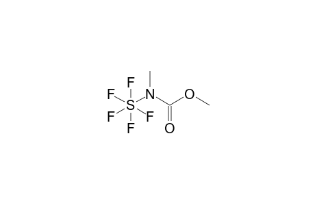 Carbamic acid, methyl-, methyl ester, N-pentafluorosulfanyl