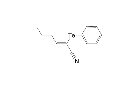 (Z/E)-2-Phenyltellanylhex-2-enenitrile