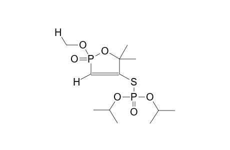 2-METHOXY-2-OXO-4-(DIISOPROPOXYPHOSPHORYLTHIO)-5,5-DIMETHYL-1,2-OXAPHOSPHOLENE-3