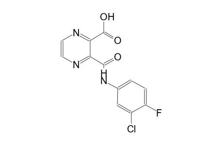 2-pyrazinecarboxylic acid, 3-[[(3-chloro-4-fluorophenyl)amino]carbonyl]-