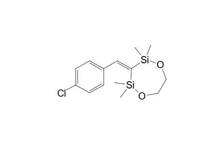 2,2,4,4-Tetramethyl-3-(4-chloro)benzylidene-1,5-dioxa-2,4-disilacycloheptan