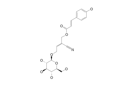 NIGRUMIN-5-PARA-COUMARATE;2-TRANS-PARA-COUMAROYLOXYMETHYL-4-BETA-D-GLUCOPYRANOSYLOXY-2(E)-BUTENENITRILE