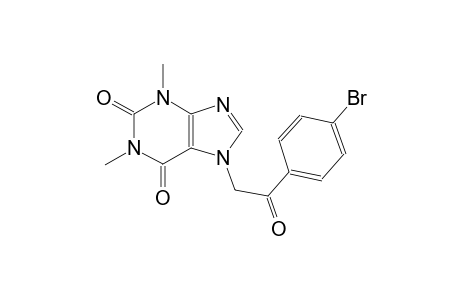 1H-purine-2,6-dione, 7-[2-(4-bromophenyl)-2-oxoethyl]-3,7-dihydro-1,3-dimethyl-