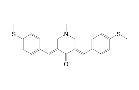 (3E,5E)-1-methyl-3,5-bis[4-(methylsulfanyl)benzylidene]-4-piperidinone