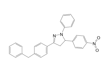 3-(4-Benzyl-phenyl)-5-(4-nitro-phenyl)-1-phenyl-4,5-dihydro-1H-pyrazole