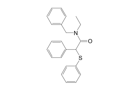 N-Benzyl-N-ethyl-2-phenyl-2-phenylsulfanyl-acetamide