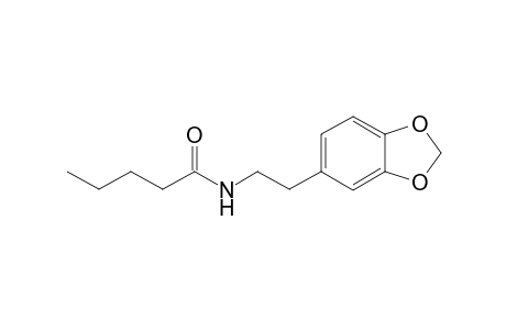 N-(2-(Benzo[d][1,3]dioxol-5-yl)ethyl)pentanamide