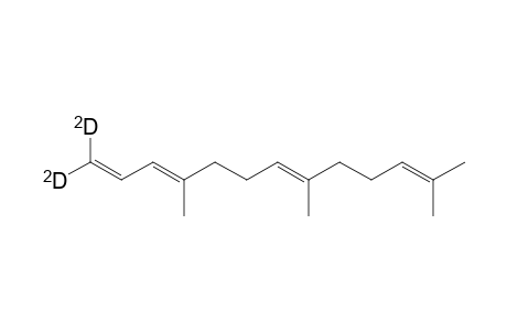 1,3,7,11-Tridecatetraene-1,1-D2, 4,8,12-trimethyl-, (E,E)-