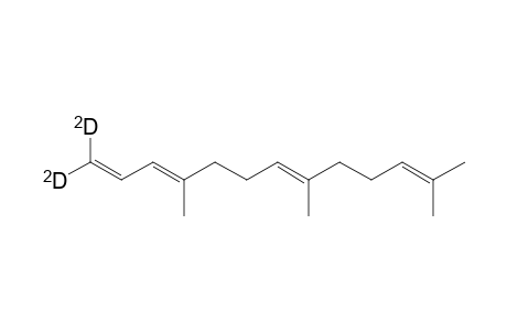 1,3,7,11-Tridecatetraene-1,1-D2, 4,8,12-trimethyl-, (E,E)-