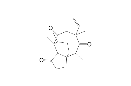 Tetracyclo[5.4.3.0(7,11)]tetradeca-2,5,10-trione, 1,4,6,14-tetramethyl-4-vinyl-