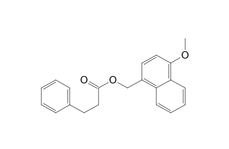 4-Methoxy-1-naphthylmethyl 3-phenylpropanoate
